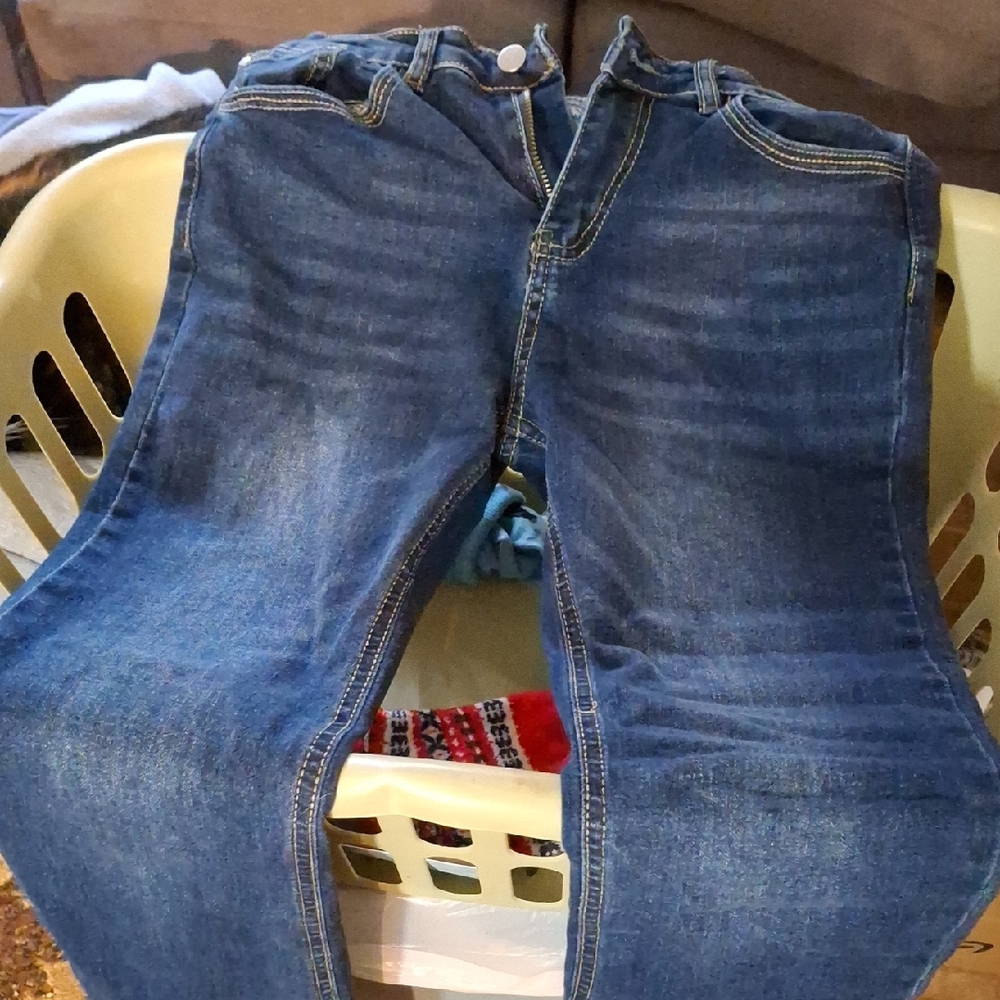 Source Unknown Women's Blue Straight Leg Jeans